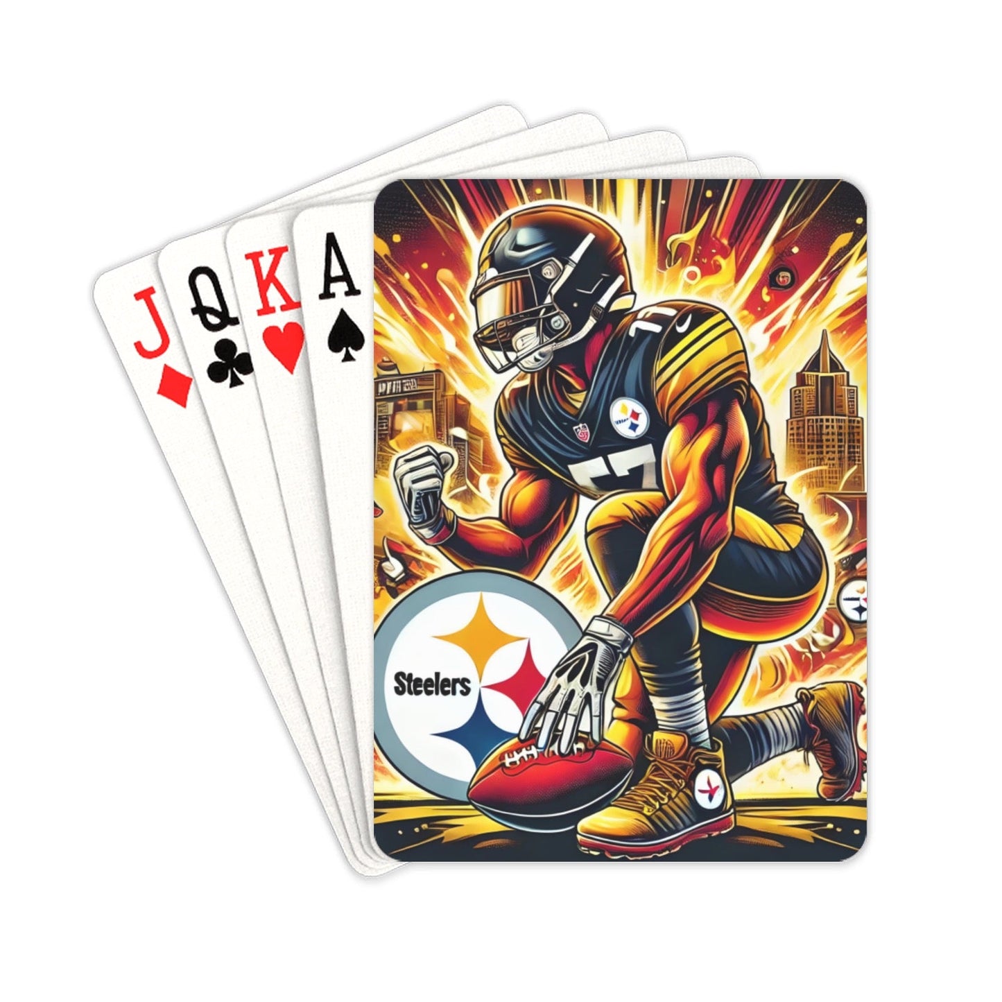 NFL Sports Team Inspired Playing Cards - Joyzzle Personalized Gifts