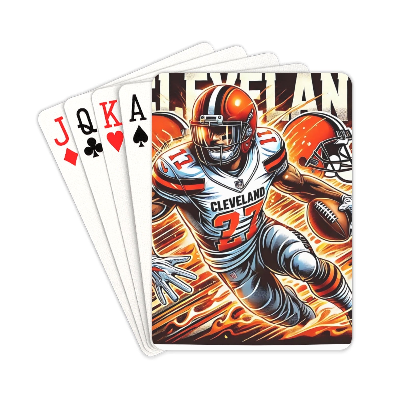 NFL Sports Team Inspired Playing Cards - Joyzzle Personalized Gifts