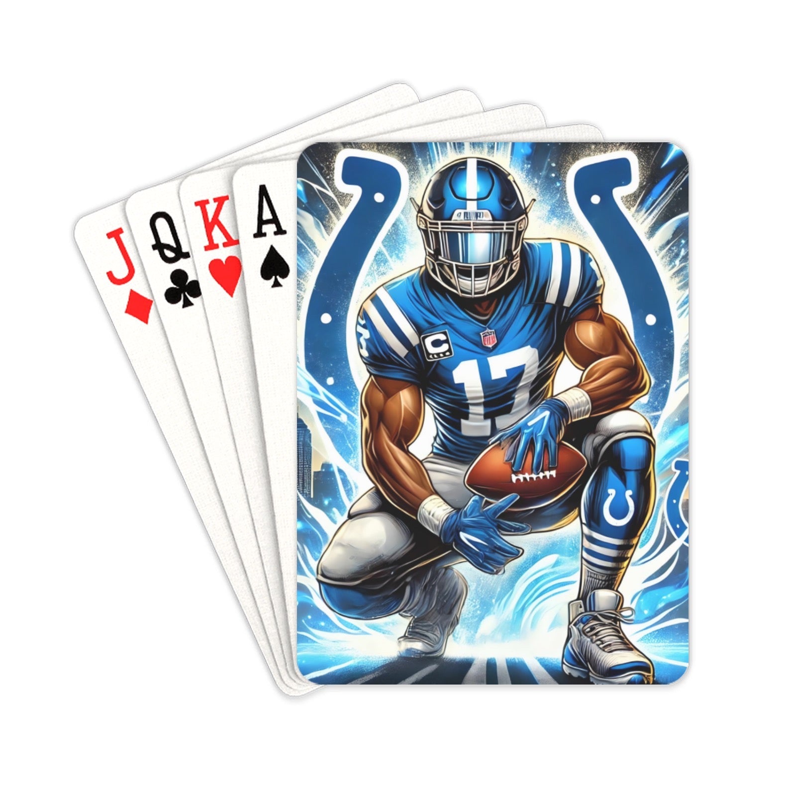 NFL Sports Team Inspired Playing Cards - Joyzzle Personalized Gifts