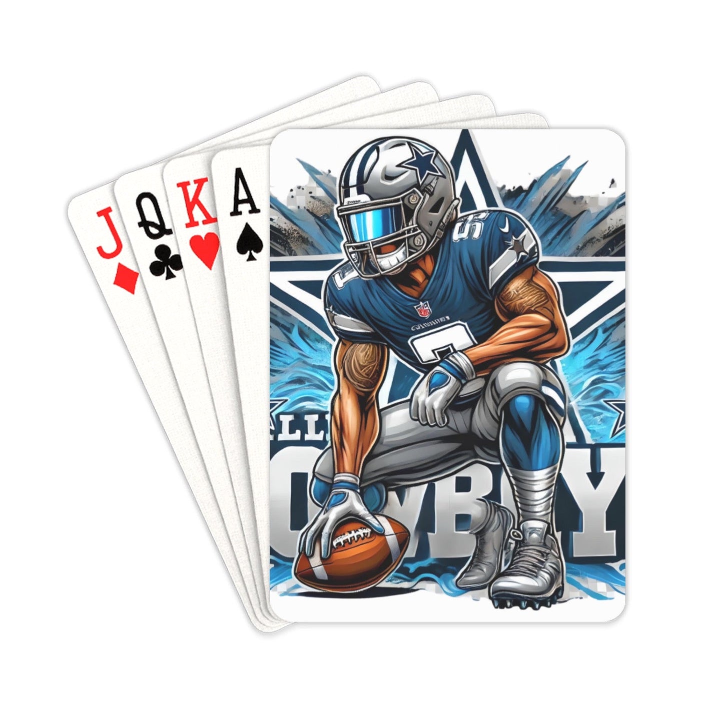 NFL Sports Team Inspired Playing Cards - Joyzzle Personalized Gifts