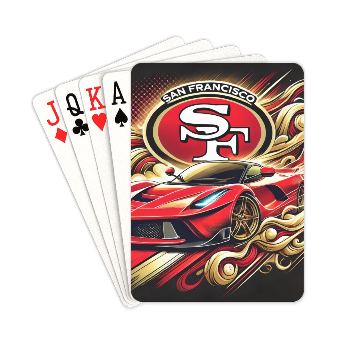 NFL Sports Team Inspired Playing Cards - Joyzzle Personalized Gifts