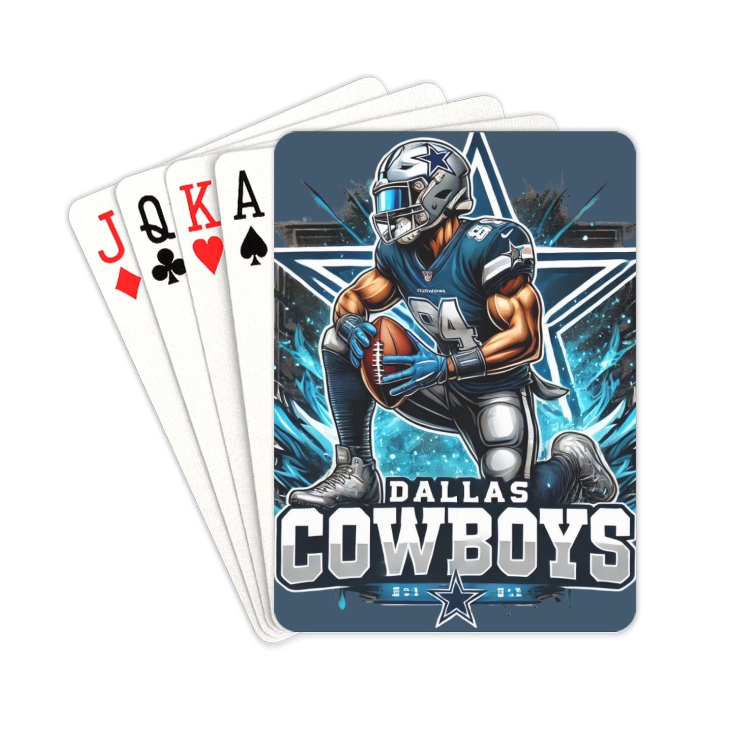 NFL Sports Team Inspired Playing Cards - Joyzzle Personalized Gifts