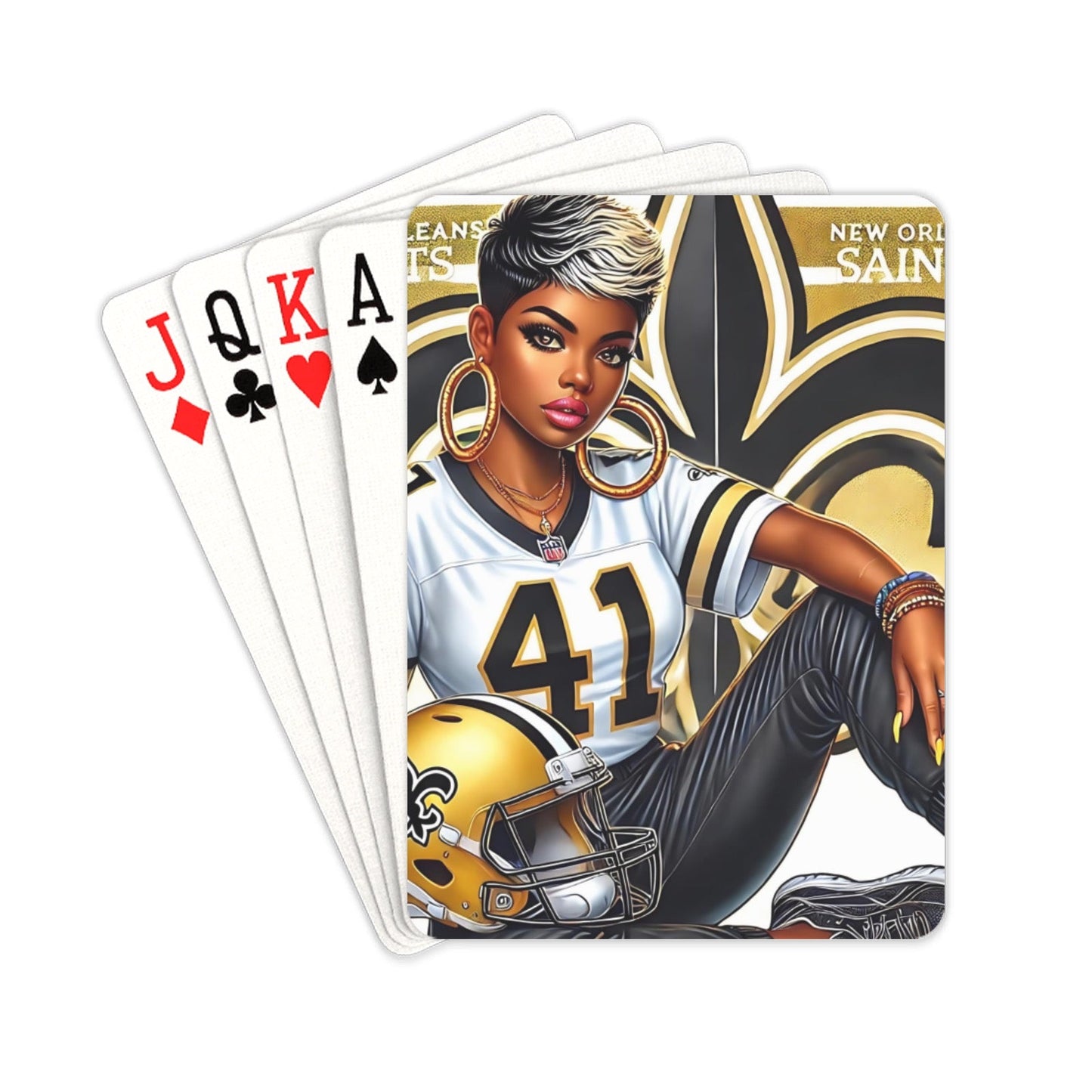 NFL Sports Team Inspired Playing Cards - Joyzzle Personalized Gifts