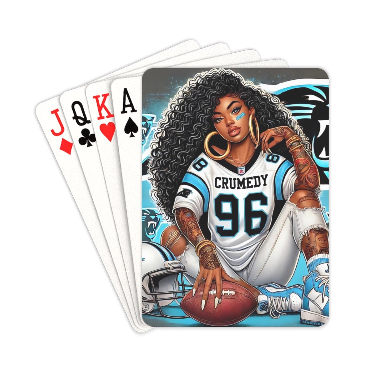 NFL Sports Team Inspired Playing Cards - Joyzzle Personalized Gifts