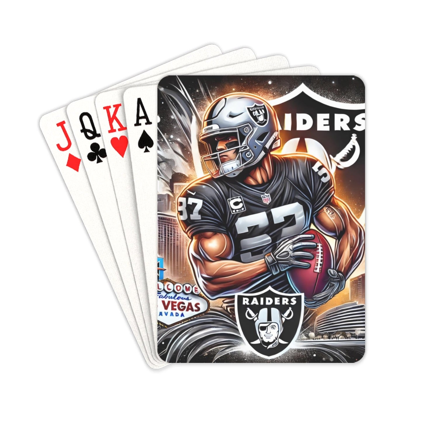 NFL Sports Team Inspired Playing Cards - Joyzzle Personalized Gifts