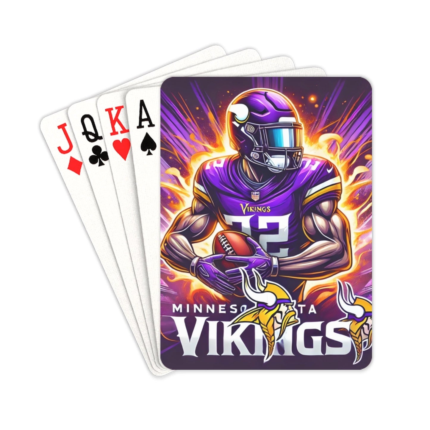 NFL Sports Team Inspired Playing Cards - Joyzzle Personalized Gifts