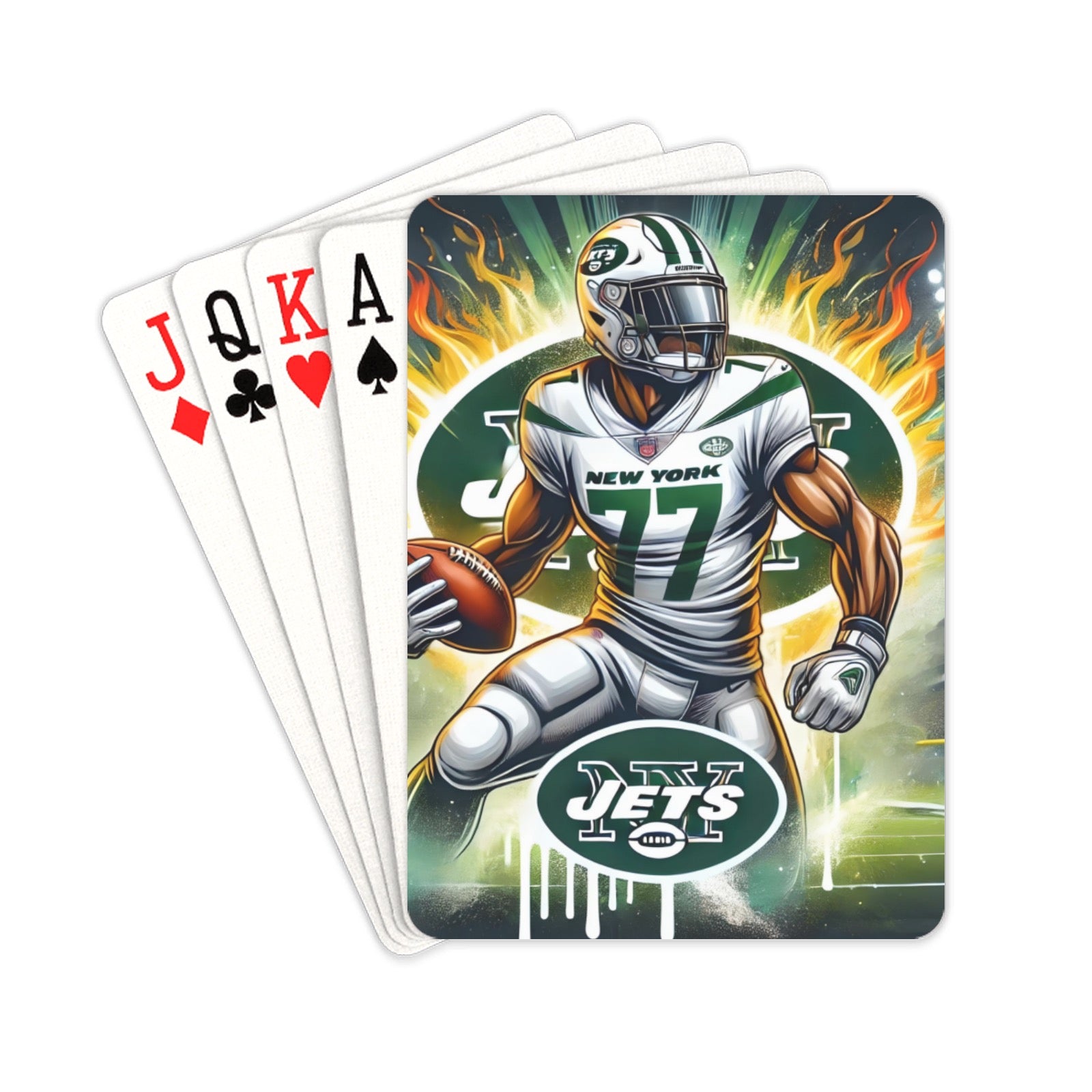 NFL Sports Team Inspired Playing Cards - Joyzzle Personalized Gifts