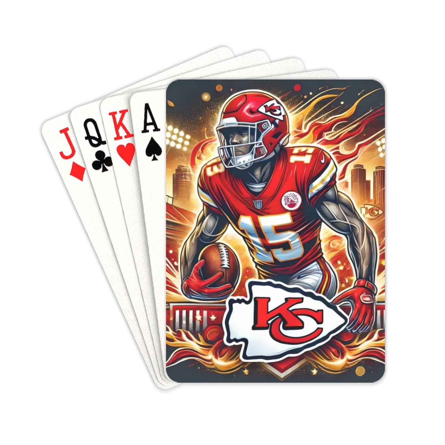 NFL Sports Team Inspired Playing Cards - Joyzzle Personalized Gifts