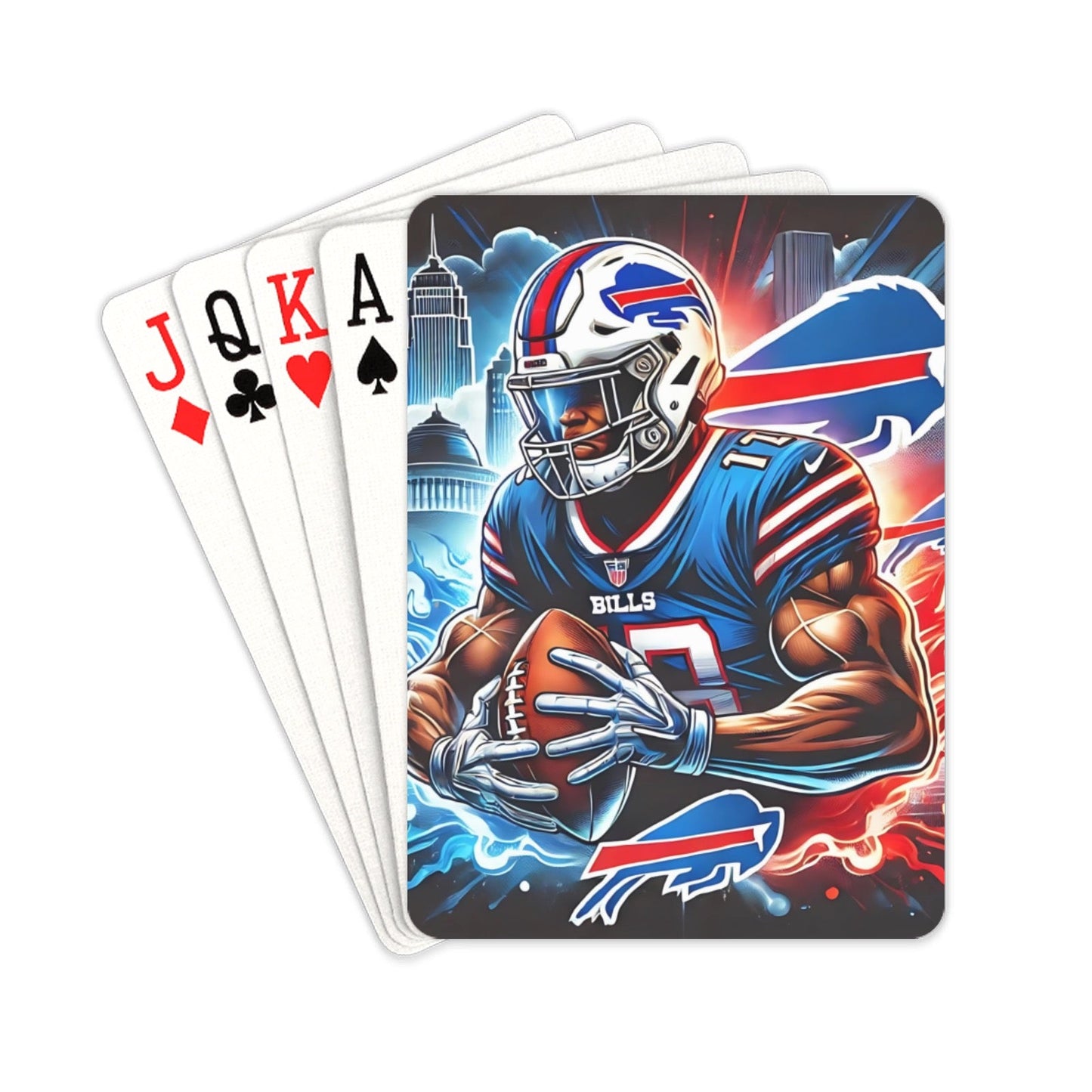 NFL Sports Team Inspired Playing Cards - Joyzzle Personalized Gifts