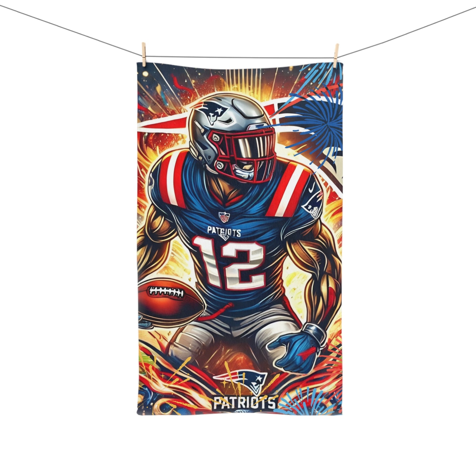 Patriots Hand Towel - Joyzzle Personalized Gifts