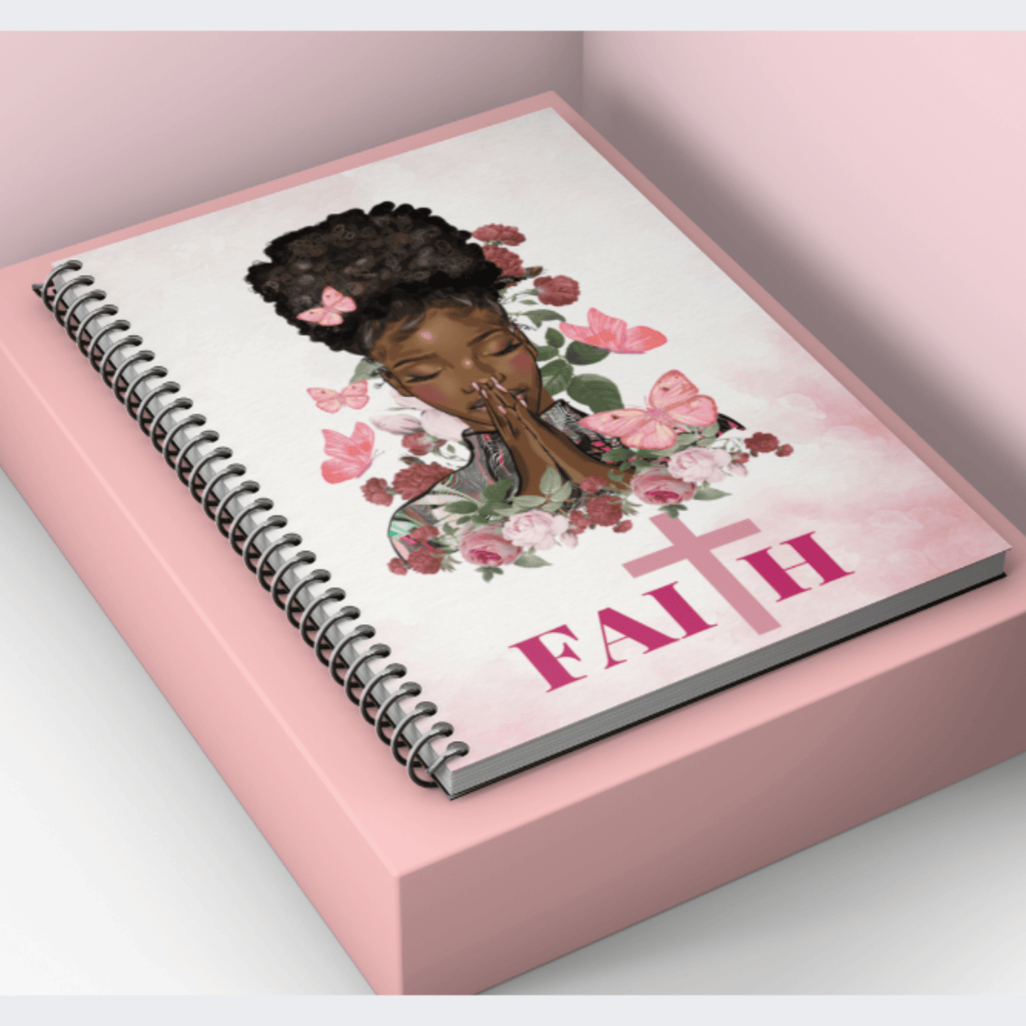 Praying Hands Spiral Notebook - Joyzzle Personalized Gifts