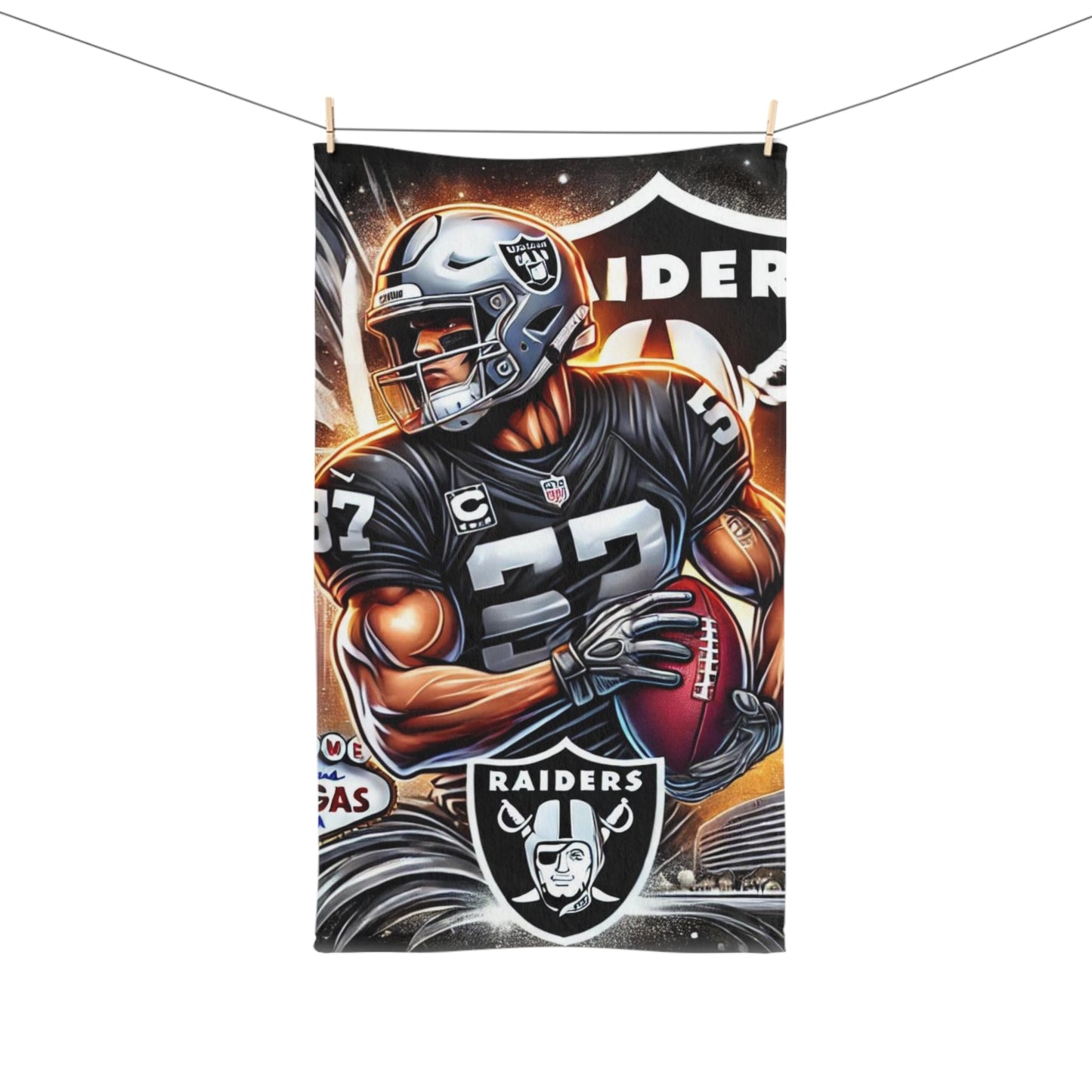 Raiders Hand Towel - Joyzzle Personalized Gifts