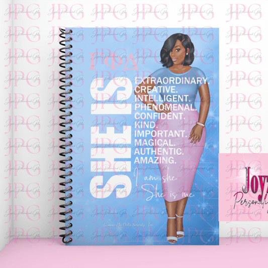 She Is Me (Pink Skirt) Gamma Phi Delta Sorority, Inc. - Joyzzle Personalized Gifts