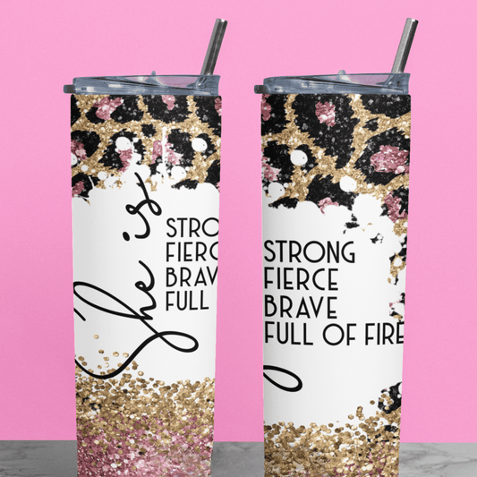 She Is Strong Tumbler - Joyzzle Personalized Gifts