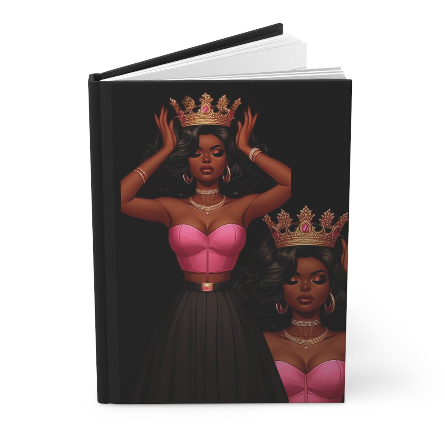 You're a Queen Hardcover Journal Matte - Joyzzle Personalized Gifts