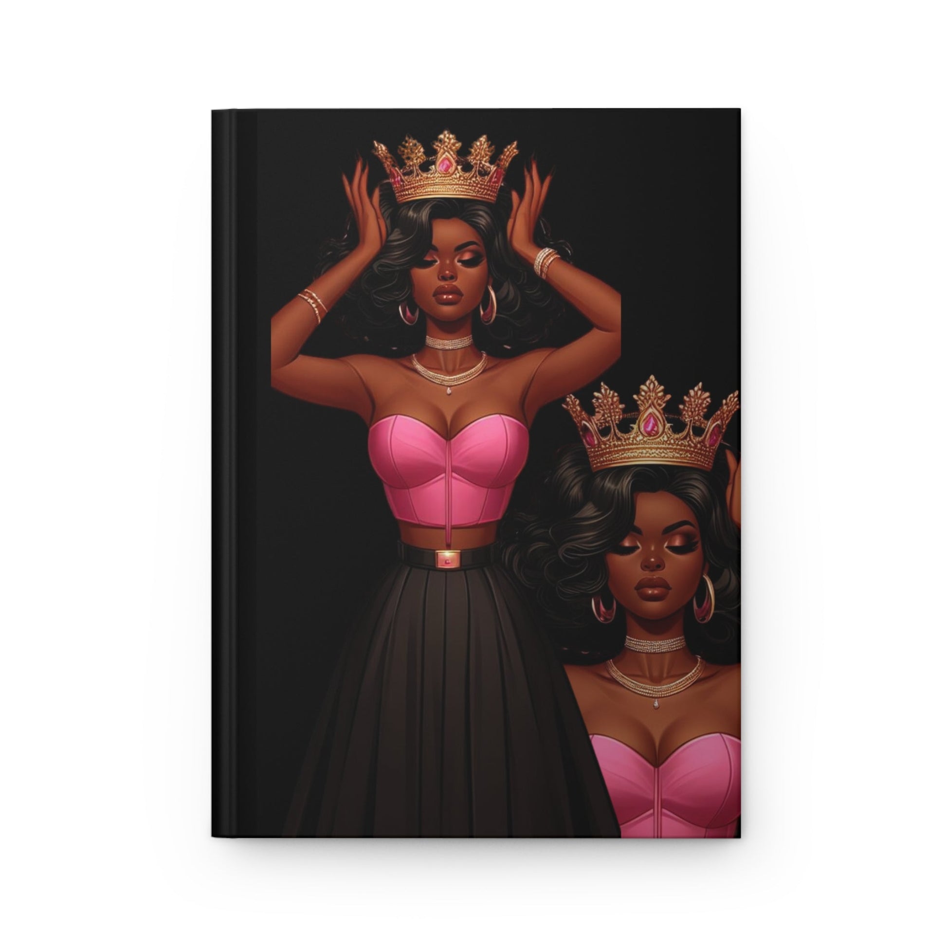 You're a Queen Hardcover Journal Matte - Joyzzle Personalized Gifts